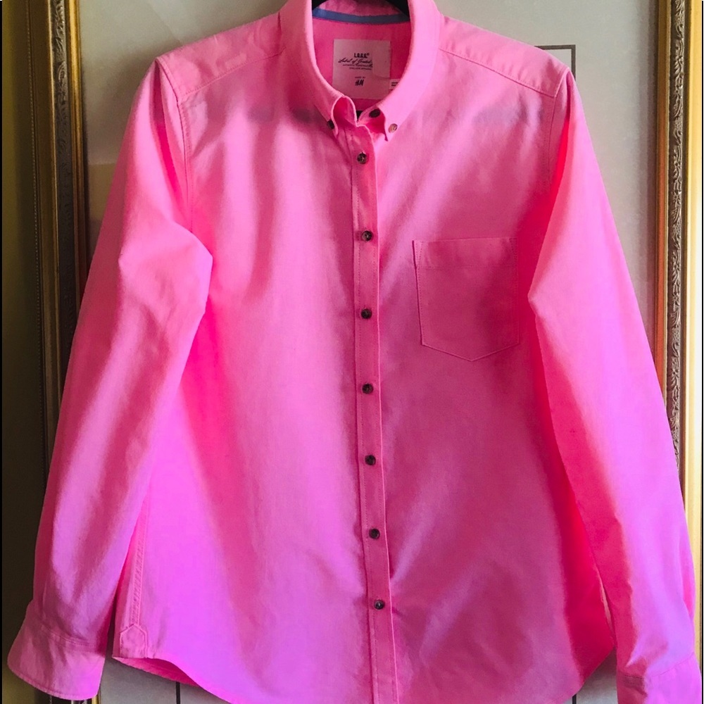 🌸NWOT🌸H&M Neon Pink Shirt